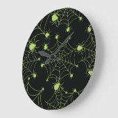 Halloween Spider Net Creatief Patroon Grote Klok (Hoek)