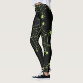 Halloween Spider Net Creatief Patroon Leggings (Links)