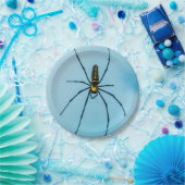 Halloween Spider Papieren Bordje (Feest)