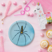 Halloween Spider Papieren Bordje (Feest)