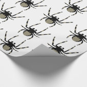 Halloween Spider-patroon Cadeaupapier (Hoek)