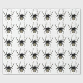 Halloween Spider-patroon Cadeaupapier (Vlak)
