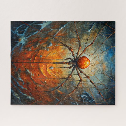 Halloween Spider Puzzel (Horizontaal)