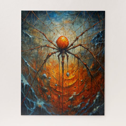 Halloween Spider Puzzel Legpuzzel (Verticaal)