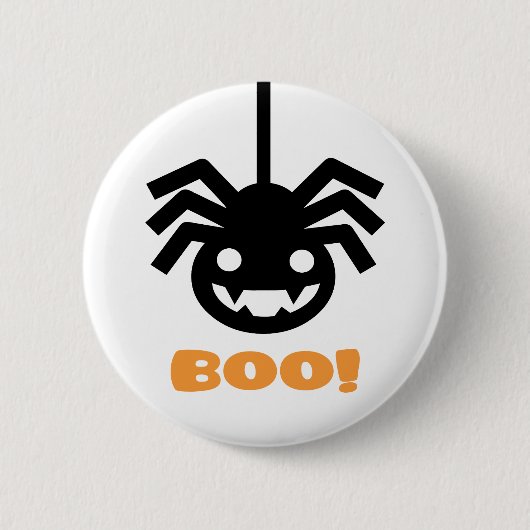 Halloween Spider Ronde Button 5,7 Cm (Voorkant)