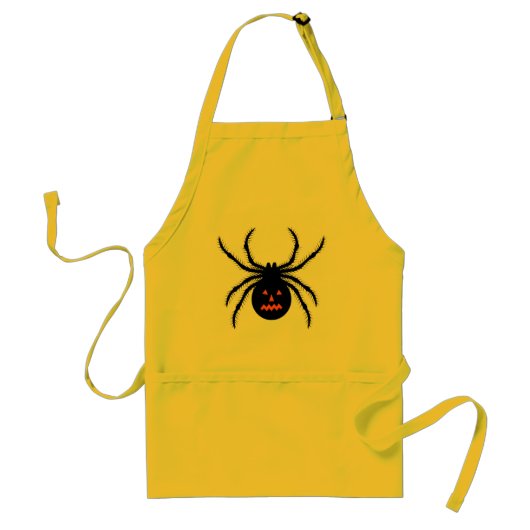 Halloween Spider Standaard Schort (Voorkant)