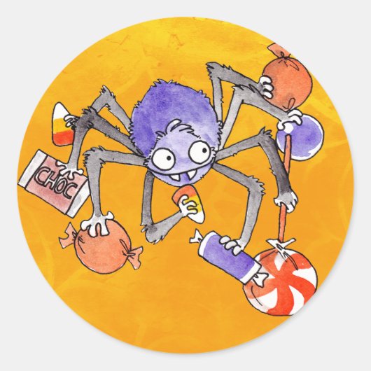 Halloween Spider Stickers (Voorkant)