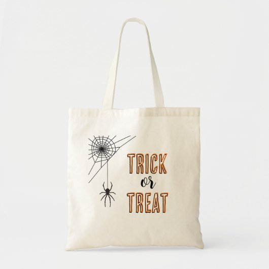 Halloween Spider Trick or treat Bag Tote Bag (Voorkant)