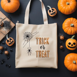 Halloween Spider Trick or treat Bag Tote Bag
