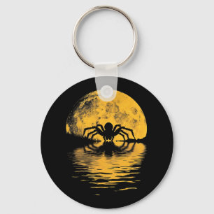 Halloween Spider Volle Maan Enge Spooky Kostuum Pa Sleutelhanger