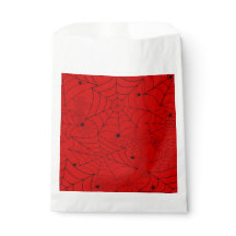 Halloween Spider Web Acid Red