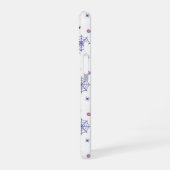 Halloween Spider Web and Candy Pattern iPhone 16 Hoesje (Linkerkant)