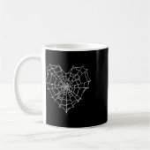 Halloween Spider Web Costume Cute Heart Spider Web Koffiemok (Links)