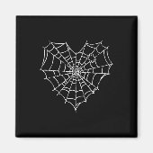 Halloween Spider Web Costume Cute Heart Spider Web Magneet (Voorkant)