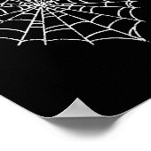 Halloween Spider Web Costume Cute Heart Spider Web Poster (Hoek)