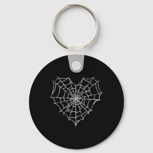 Halloween Spider Web Costume Cute Heart Spider Web Sleutelhanger