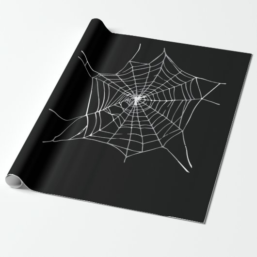 Halloween Spider Web Costume Funny Halloween Party Cadeaupapier (Uitgerold)