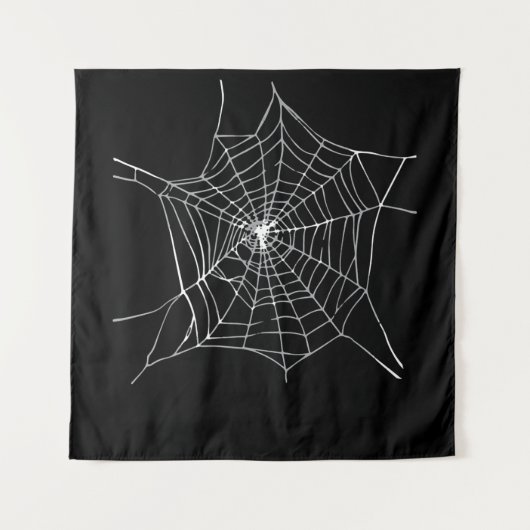 Halloween Spider Web Costume Funny Halloween Party Wandkleed (Voorkant)