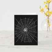 Halloween Spider Web Costume T Shirt Kaart (Gele Bloem)