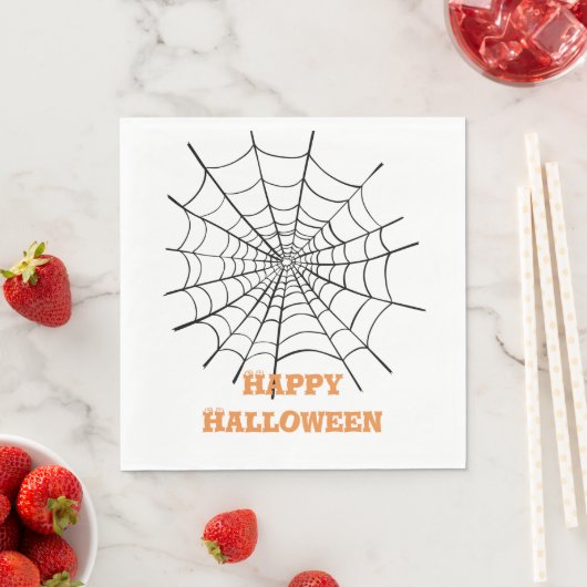 Halloween Spider Web en oogbollen Servet (Insitu)
