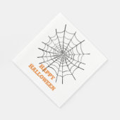 Halloween Spider Web en oogbollen Servet (Hoek)