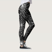 Halloween Spider Web Pattern Costume Leggings (Rechts)