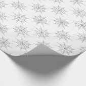 Halloween Spider Web Pattern Wrapping Paper Cadeaupapier (Hoek)