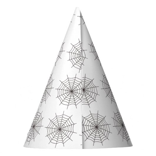 Halloween, Spider Web, Trick or treat, Boo Feesthoedjes (Achterkant)