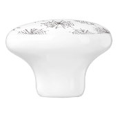 Halloween, Spider Web, Trick or treat, Boo Keramische Knop (Zijkant)