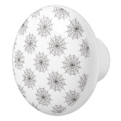 Halloween, Spider Web, Trick or treat, Boo Keramische Knop (Rechts)