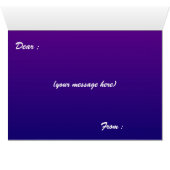 Halloween Spider Web Wenskaart (Binenzijde Horizontaal (Onderkant))