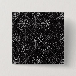 Halloween Spider Webpatroon | Button