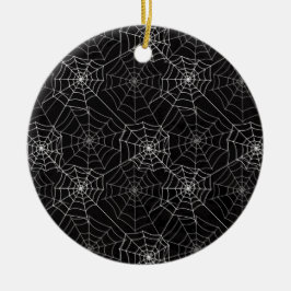 Halloween Spider Webpatroon | Keramische ornament