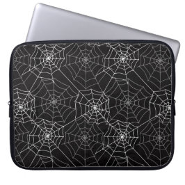 Halloween Spider Webpatroon | Laptop Sleeve