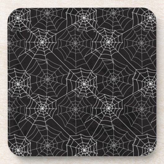 Halloween Spider Webpatroon | Onderzetter (Voorkant)