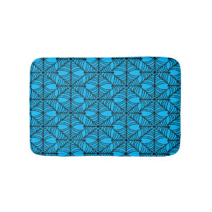 Halloween Spider Webs op Blauw Badmat