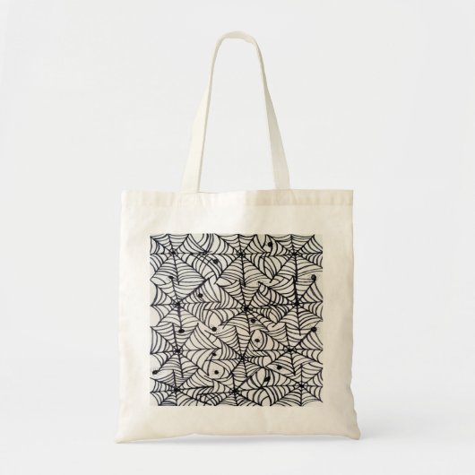 Halloween Spider Webs Tote Bag (Voorkant)