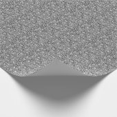 Halloween Spider Webs Wit Zwart Patroon Cadeaupapier (Hoek)