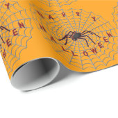 Halloween Spider Wrapping Paper Cadeaupapier (Rol Hoek)