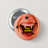 Halloween Spiders Button (Voorkant /achterkant)