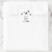 Halloween Spiders College Student Mailing Label (Tas)