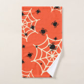 Halloween Spiders on Web Bad Handdoek (Handdoek)