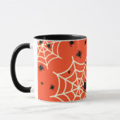 Halloween Spiders on Web Mok (Links)