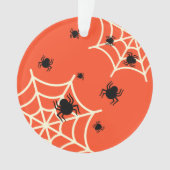 Halloween Spiders on Web Ornament (voorkant)