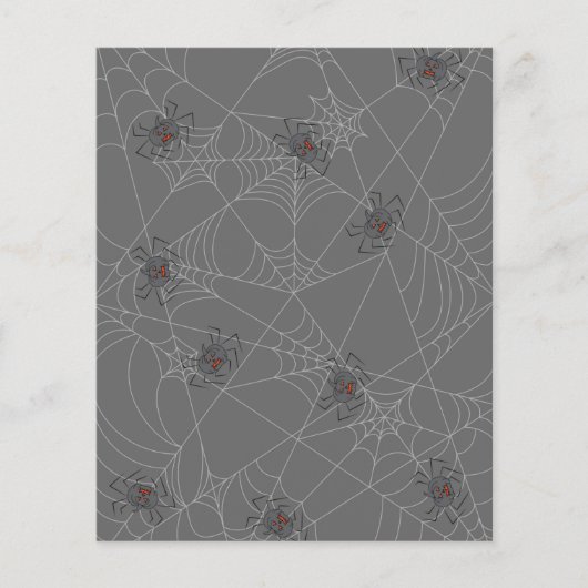 Halloween spiders web and pumpkins (Voorkant)