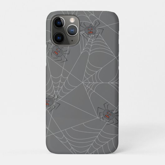Halloween spiders web and pumpkins Case-Mate iPhone case (Achterkant)
