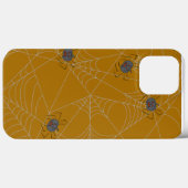 Halloween spiders web and pumpkins Case-Mate iPhone case (Achterkant (horizontaal))