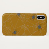 Halloween spiders web and pumpkins Case-Mate iPhone case (Achterkant (horizontaal))