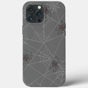 Halloween spiders web and pumpkins Case-Mate iPhone case