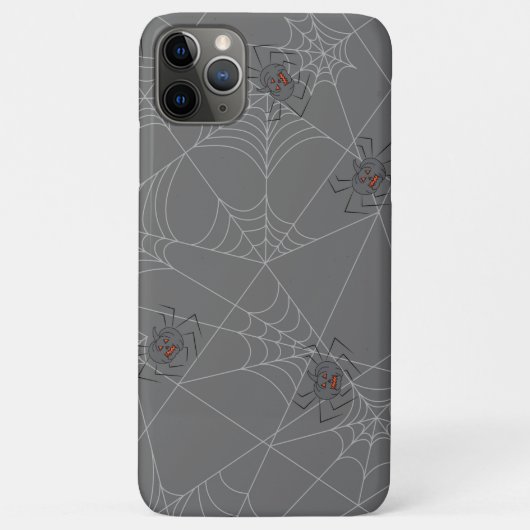 Halloween spiders web and pumpkins Case-Mate iPhone case (Achterkant)